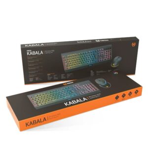 KROM KABALA | Kit Teclado y Ratón Inalambrico RGB SP