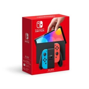 Nintendo Switch Versión OLED Azul Rojo Neón Incluye Base 2 Mandos Joy-Con,Versión OLED Azul Rojo,Base 2 Mandos Joy-Con,45496453442