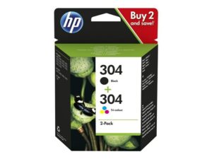 Cartucho Hp 304 Negro + 304 Color Pack