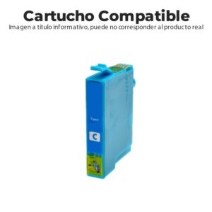 Cartucho Compatible Con Epson Stylus T1282 Cian,C13T12824010-C,T1282