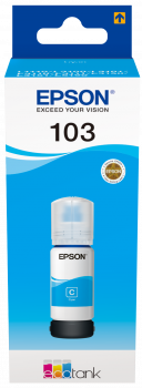 Cartucho Epson T00s2 103 Ecotank Cian 65ml