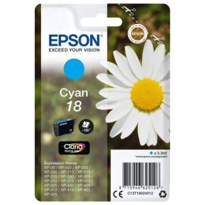 Epson Cartucho T1802 Cian