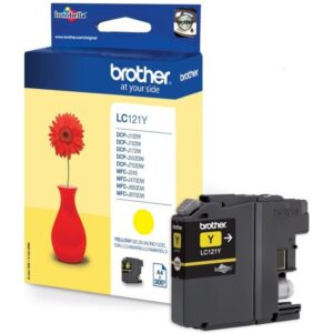 Brother Cartucho LC121YBP Amarillo Blister