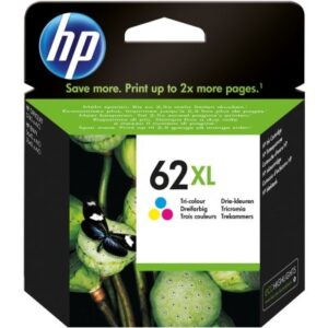 HP Cartucho Tinta 62XL C2P07AE Tricolor