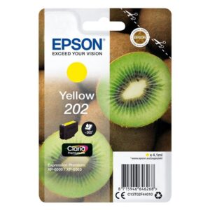 Epson Cartucho Tinta 202 Amarillo