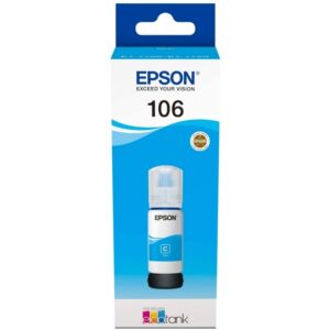 Epson Botella Tinta Ecotank 106 Cian