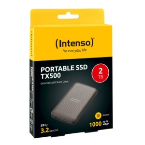Disco Externo Intenso SSD TX500 2Tb USB-C 3.2 Gen 2x1,Intenso SSD TX500 2Tb,TX500 2Tb,TX500,4034303033706