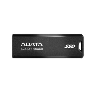 Disco Externo ADATA SC610 SSD 500GB USB 3.2 Gen2 Negro,SC610-500G-CBK,4711085945044