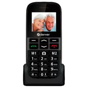 Telefono Móvil Denver Personas Mayores BAS-18500MEB 1.77" Dual SIM