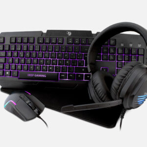 DEEPGAMING KIT GAMING XWING2 Teclado+Ratón+Auriculares+Alfombrilla,KIT GAMING XWING2,GAMING XWING2,XWING2,DG-KTRAA-15,8437011128188