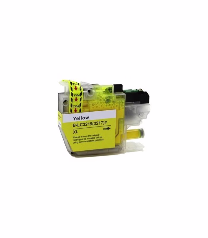 cartucho compatible brother lc3219xl amarillo