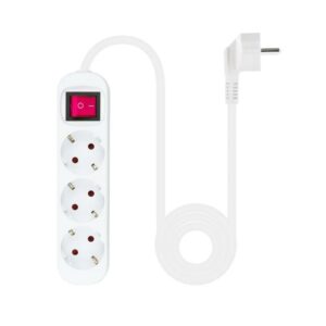 Nanocable Regleta 3 Tomas Interruptor Blanco,Regleta 3 Tomas Interruptor Blanco,10.38.0003,8433281013995