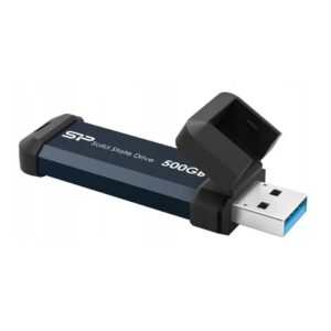 Disco Externo Silicon Power SSD MS60 500GB USB 3.2 Gen 2,SP500GBUF3S60V1B,4713436155478