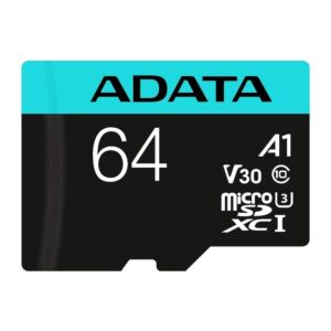 Tarjeta Memoria ADATA microSDXC/SDHC UHS-I U3 64GB c/adapt