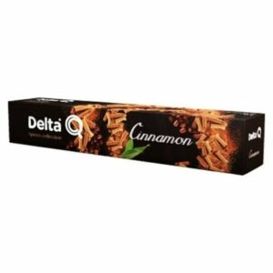 Cápsula Delta Cinnamon para cafeteras Delta Caja de 10 Und