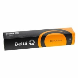 Cápsula Delta Qonvictus para cafeteras Delta Caja de 10 Und