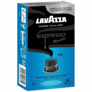 Cápsula Lavazza Espresso Maestro Dek Descafeinado para cafeteras Nespresso Caja de 10 Und