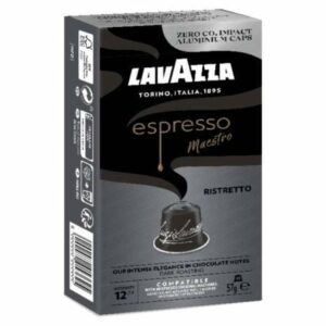 Cápsula Lavazza Espresso Maestro Ristretto para cafeteras Nespresso Caja de 10 Und