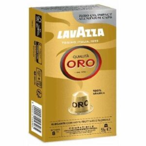 Cápsula Lavazza Qualitá Oro para cafeteras Nespresso Caja de 10,Cápsula Lavazza Qualitá Oro,Qualitá Oro,8000070053465