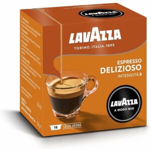 Cápsula Lavazza Deliziosamente para cafeteras A Modo Mio Caja de 16,8601,8000070086012