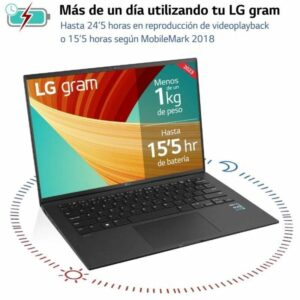 Portátil LG Gram 14Z90R-G.AP75B Intel Core i7-1360P 16GB 512GB 14" Win11 Pro