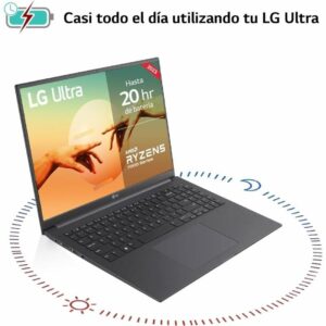 Portátil LG Ultra 16U70R-G.AA76B Ryzen-7 7730U 16GB 512GB 16" Win11,16U70R-G.AA76B,8806087963410