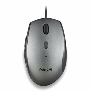 Ratón Ergonómico NGS Moth Gray Hasta 1600 DPI Gris,Ratón Ergonómico NGS Moth Gray,Moth Gray,MOTHGRAY,8435430623352