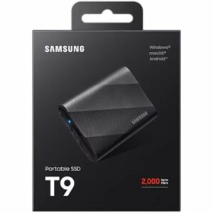 Disco Externo SSD Samsung Portable T9 1TB USB 3.2 Negro