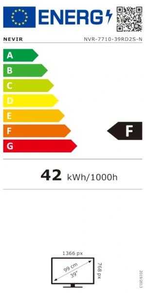 Nevir 7710 TV 39″ LED HD USB 2xHDMI 2xUSB