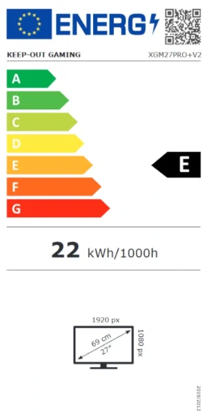 Keep Out XGM27PRO+V2 monitor 27 FHD 240Hz 1m MM cu