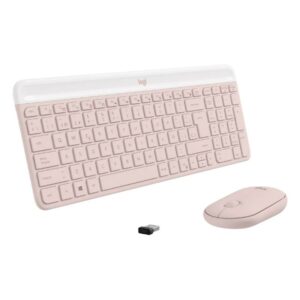 Logitech Teclado+Raton MK470 Rosa