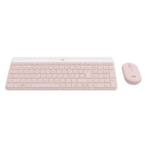 Logitech Teclado+Raton MK470 Rosa