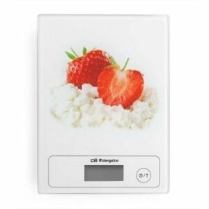 Báscula de Cocina Electrónica Orbegozo PC 1018 hasta 5kg Blanca