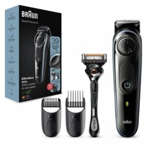 Cortabarbas Braun Beardtrimmer 5 BT5341 con Batería 6 Accesorios