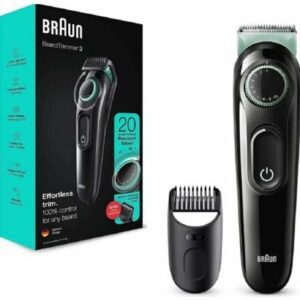 Cortabarbas Braun Beardtrimmer Series 3000 BT3323 con Batería 1 Accesorio