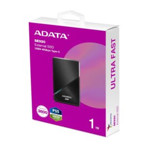 Disco Externo ADATA SE920 SSD 1TB USB4 Negro