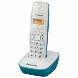 Teléfono Inalámbrico Panasonic KX-TG1611 Blanco/ Azul