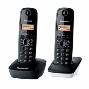 Teléfono Inalámbrico Panasonic KX-TG1612SP1 Pack DUO Negro