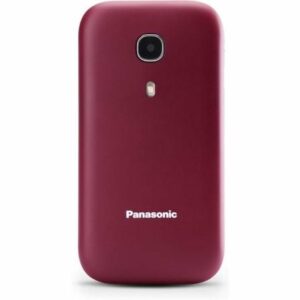 Teléfono Móvil Panasonic KX-TU400EXR para Personas Mayores Rojo Granate