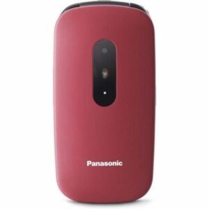 Teléfono Móvil Panasonic KX-TU446 para Personas Mayores Rojo