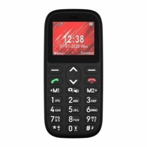 Teléfono Móvil Telefunken S410 para Personas Mayores/ Negro