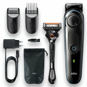 Cortabarbas Braun Beardtrimmer 5 BT5341/ con Batería/ 6 Accesorios