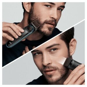 Cortabarbas Braun Beardtrimmer 5 BT5341/ con Batería/ 6 Accesorios