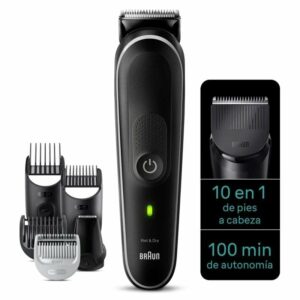 Recortadora 10 en 1 Braun Series 5 MGK 5440/ con Batería/ 10 Accesorios