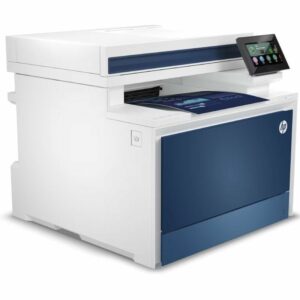 Multifunción Láser Color HP LaserJet Pro 4302fdw/ WiFi/ Fax/ Dúplex/ Blanca y Azul