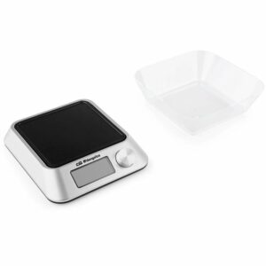 Báscula de Cocina Electrónica Orbegozo PC 1030 hasta 5kg Plata