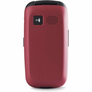 Teléfono Móvil Panasonic KX-TU446 para Personas Mayores/ Rojo