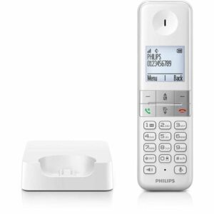 Teléfono Inalámbrico Philips D4701W/34/ Blanco