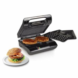 Grill Eléctrico Princess Panini Grill 117002/ 700W/ Tamaño 23*13cm