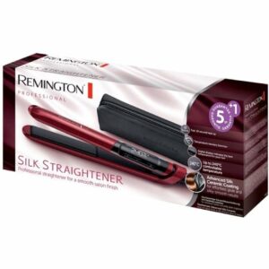 Plancha para el Pelo Remington Silk Straightener S9600-E51/ Roja y Negra